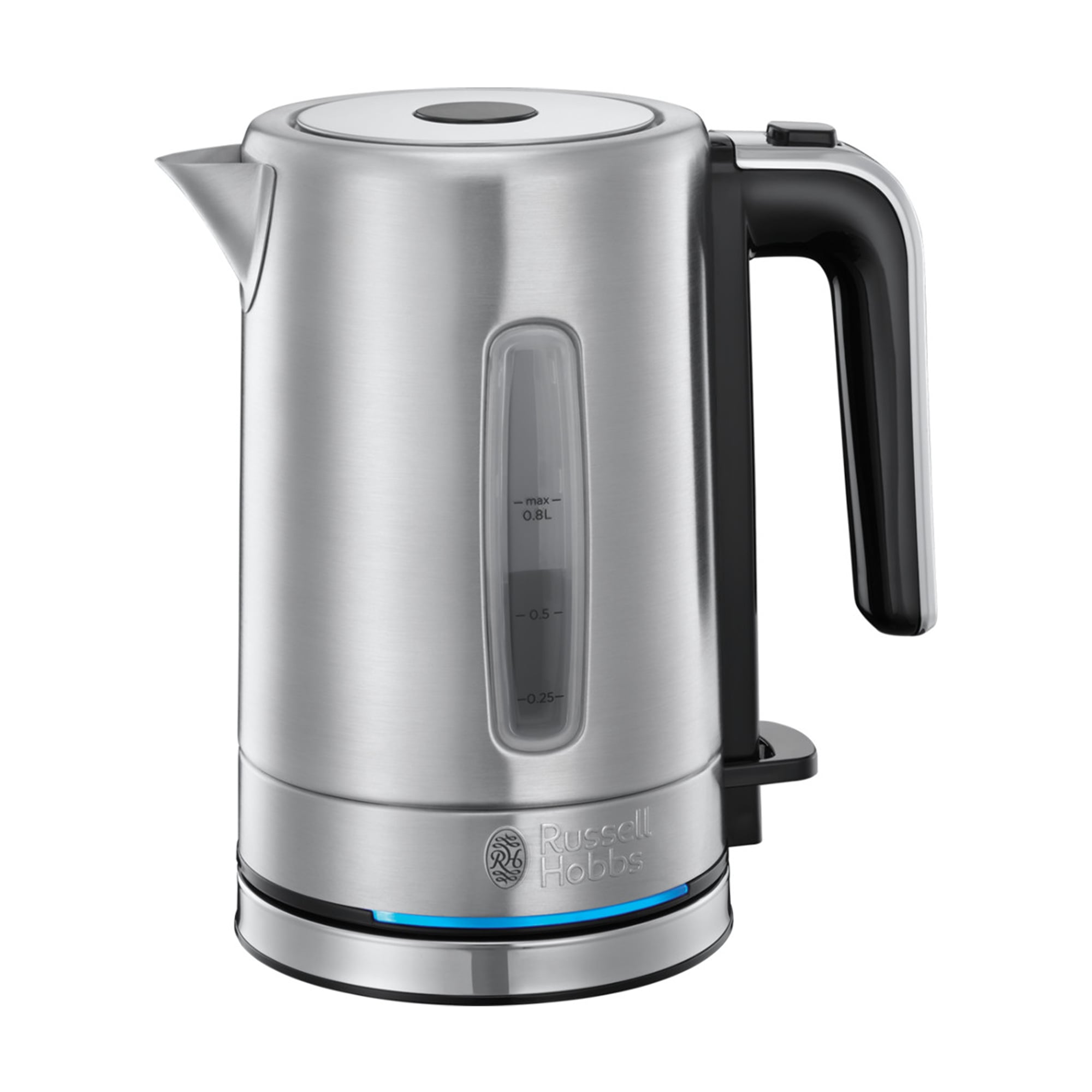Електрочайник Russell Hobbs Compact Home сріблясто-чорний, 800 мл (24190-70)